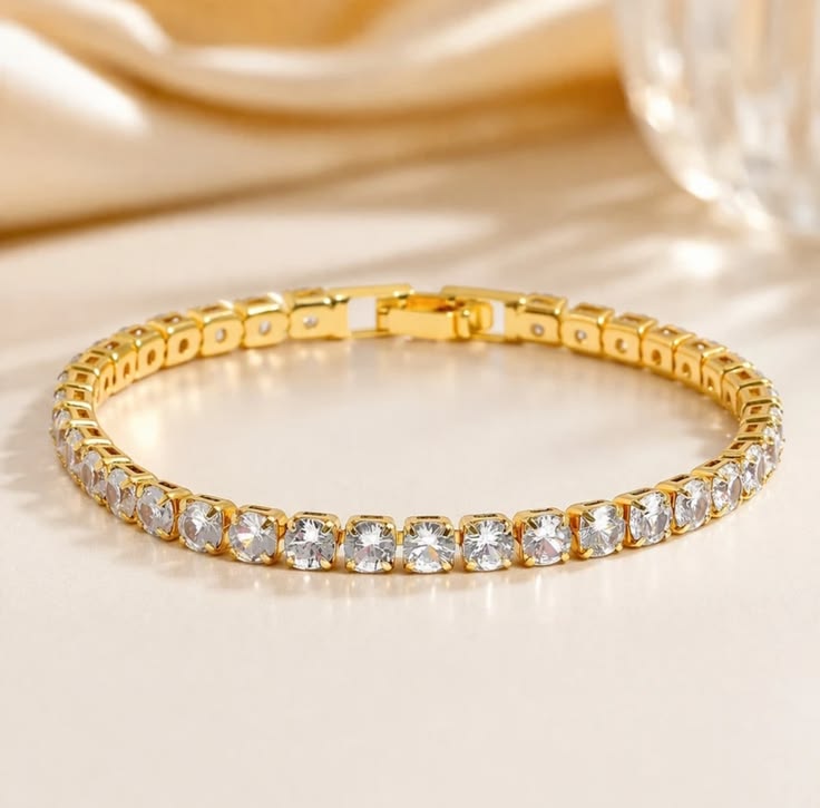 Bracelet rivière à pierres scintillantes – Uraly