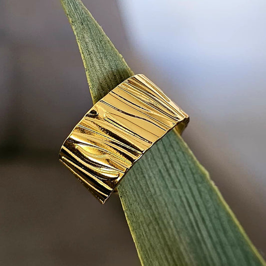 Sleek bold ring